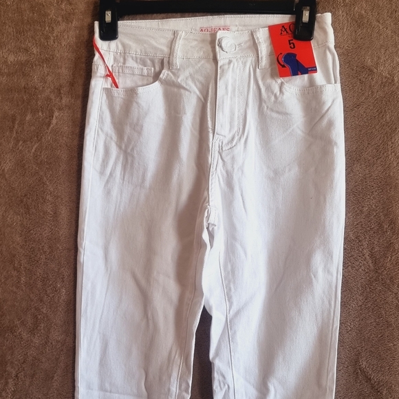 Women's White Basic Cotton Jean - Picture 5 of 6